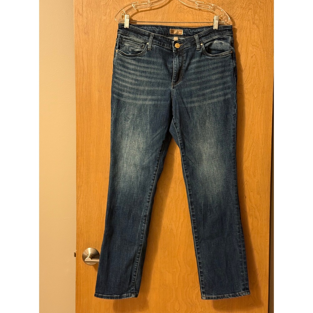 KUT from the Kloth Catherine Boyfriend Jeans Medium Wash Blue Size 12 Stretch